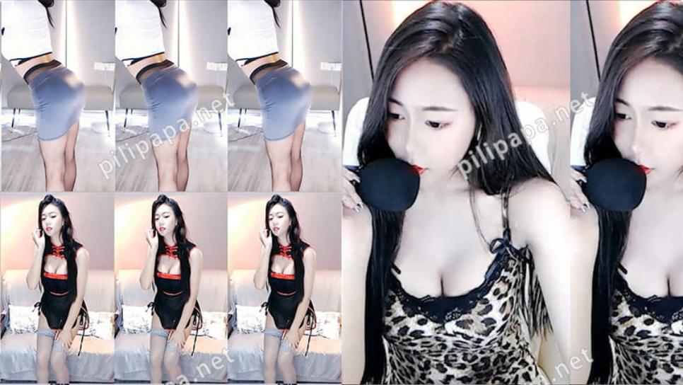 虎牙MH丶KK热舞土豪定制豹纹美腿黑丝全上阵[2V/2.56G]