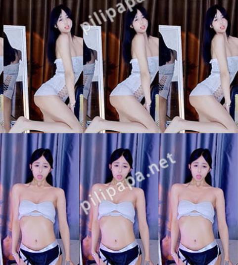 网易CC欣彤巴拉巴拉土豪定制热舞：黑纱+制服+贴身丁裤[5V/1.09G]