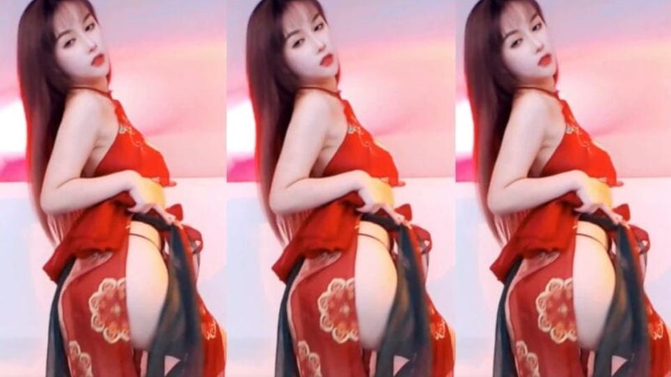 网易CC貂蝉定制丁字热舞双造型炸裂，红纱与制服的极限切换太上头(23年/2v)