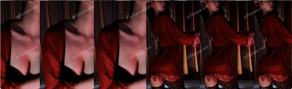 虎牙初夏兰博基尼定制热舞：黑丝女王、白衣甜心、红衣妖精三重爆击[3V/1.09G]