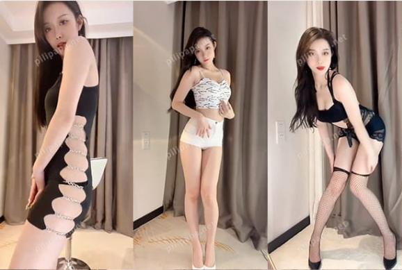 抖音圈圈吖定制热舞合集大赏：黑丝、网衣、透视装，每套都想反复看[8V/1.29G]