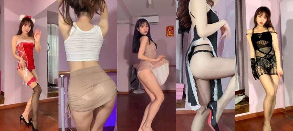B站立盐盐43部闪现热舞视频合集，制服美腿太上头[43V/823M]