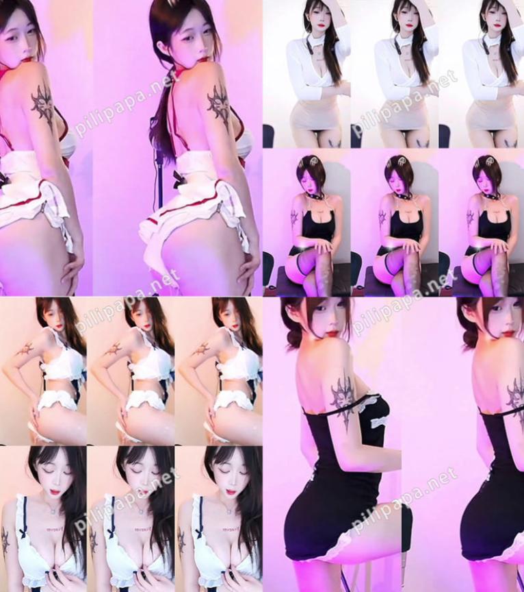 网易CC樱奈付费群5段定制热舞视频，女仆装+黑吊带+制服风一个比一个撩人！[5v/1.7GB]