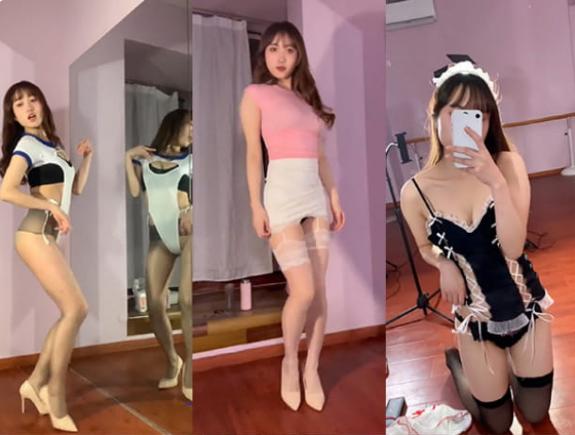 B站立盐盐43部闪现热舞视频合集，制服美腿太上头[43V/823M]