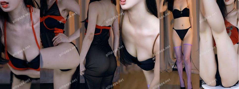 网易CC耶耶黑红薄纱、紫丝袜付费群定制热舞，撩人程度突破极限[4v/1.23G]