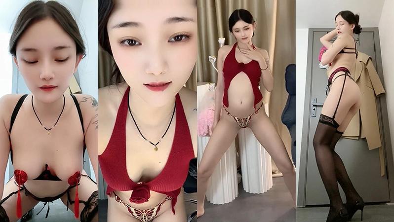 快手小明哥哥乳贴节奏热舞，2部付费情趣视频解读[2v/284.3M]