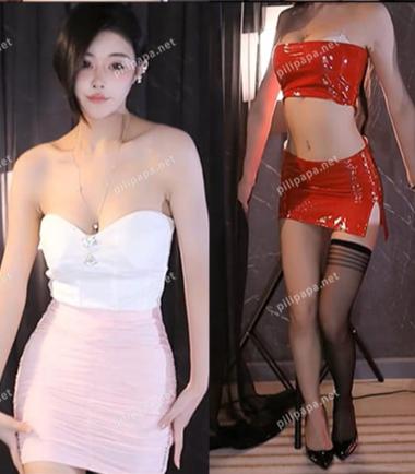 斗鱼艺瑟妃火箭付费钻粉群定制热舞6段：包臀短裙+吊带红衣视觉炸裂[6V/776.5MB]