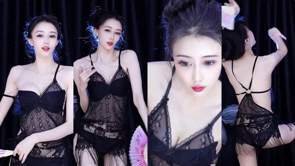 网易CC白妖妖扇子舞百元群定制热舞大尺度演绎黑丝诱惑[4分20]