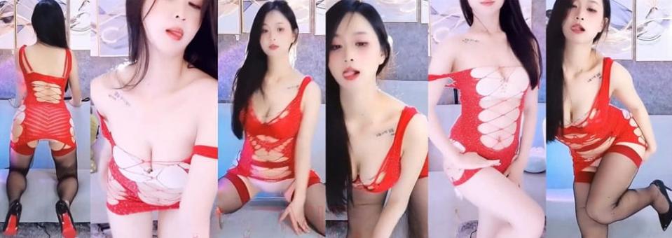 网易CC百变智雅定制镂空红裙福利热舞视频[2V/118M]