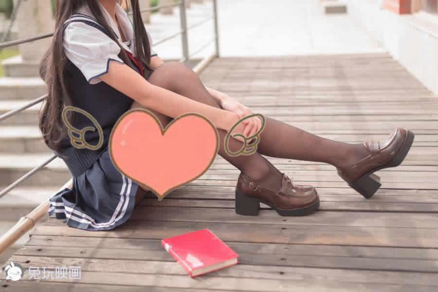 双马尾赛高酱h十万定制透明校服cos套图图片资源