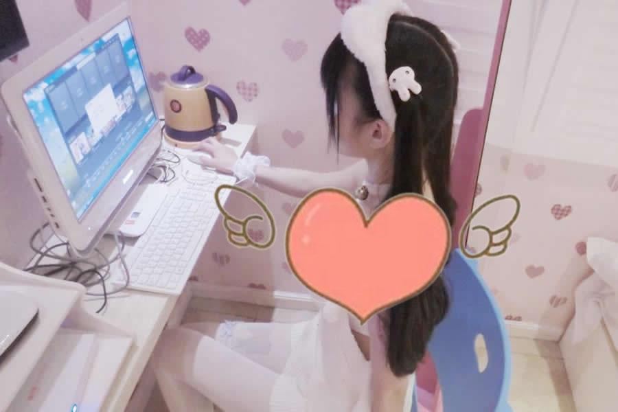 双马尾赛高酱h十万定制透明校服cos套图图片资源