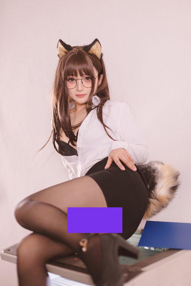 桜井宁宁在办公室里面COS办公室女郎，魅力性感