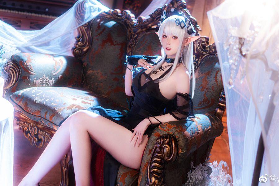 yui金鱼cos狂三及露背毛衣写真图集作品