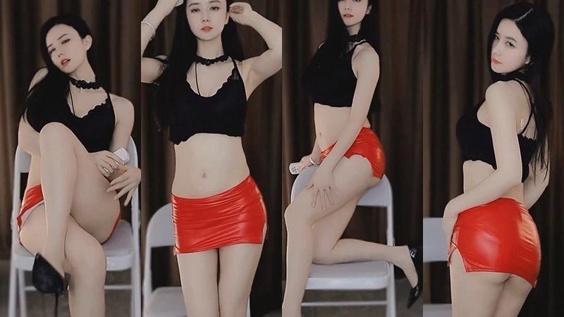 网易CC芝士宝宝土豪定制红色包臀皮裙高跟美腿诱惑热舞视频1v/261.6MB