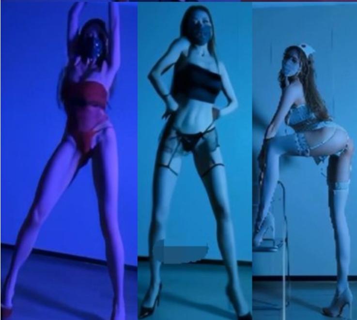 抖音爱跳舞的小野猫付费定制私拍美臀翘臀情趣制服热舞视频55V48分