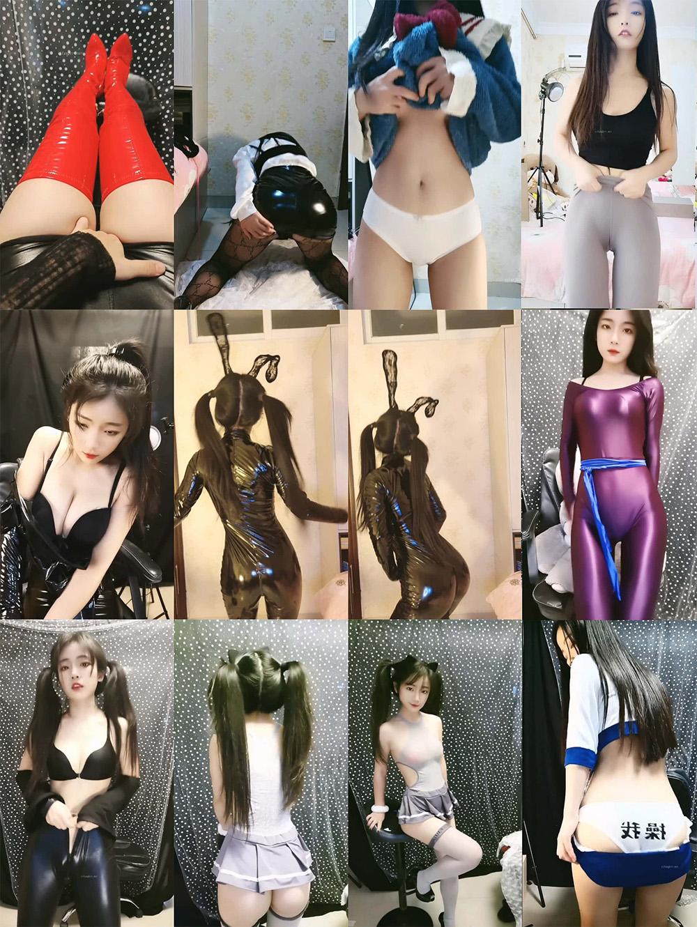 快手微胖小倔驴皮裤内衣定制热舞视频分享[22V/5.29G]