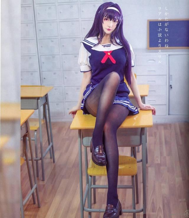 在下萝莉控ii性感cosplay霞之丘诗羽,完美还原《路人女主的养成方法》角色 在下萝莉控ii性感cosplay霞之丘诗羽,完美还原《路人女主的养成方法》角色
