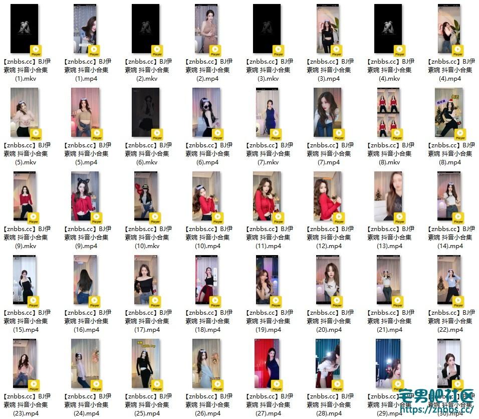 韩国尹素婉 2022年抖音热舞视频小合集【83V/1.53G】