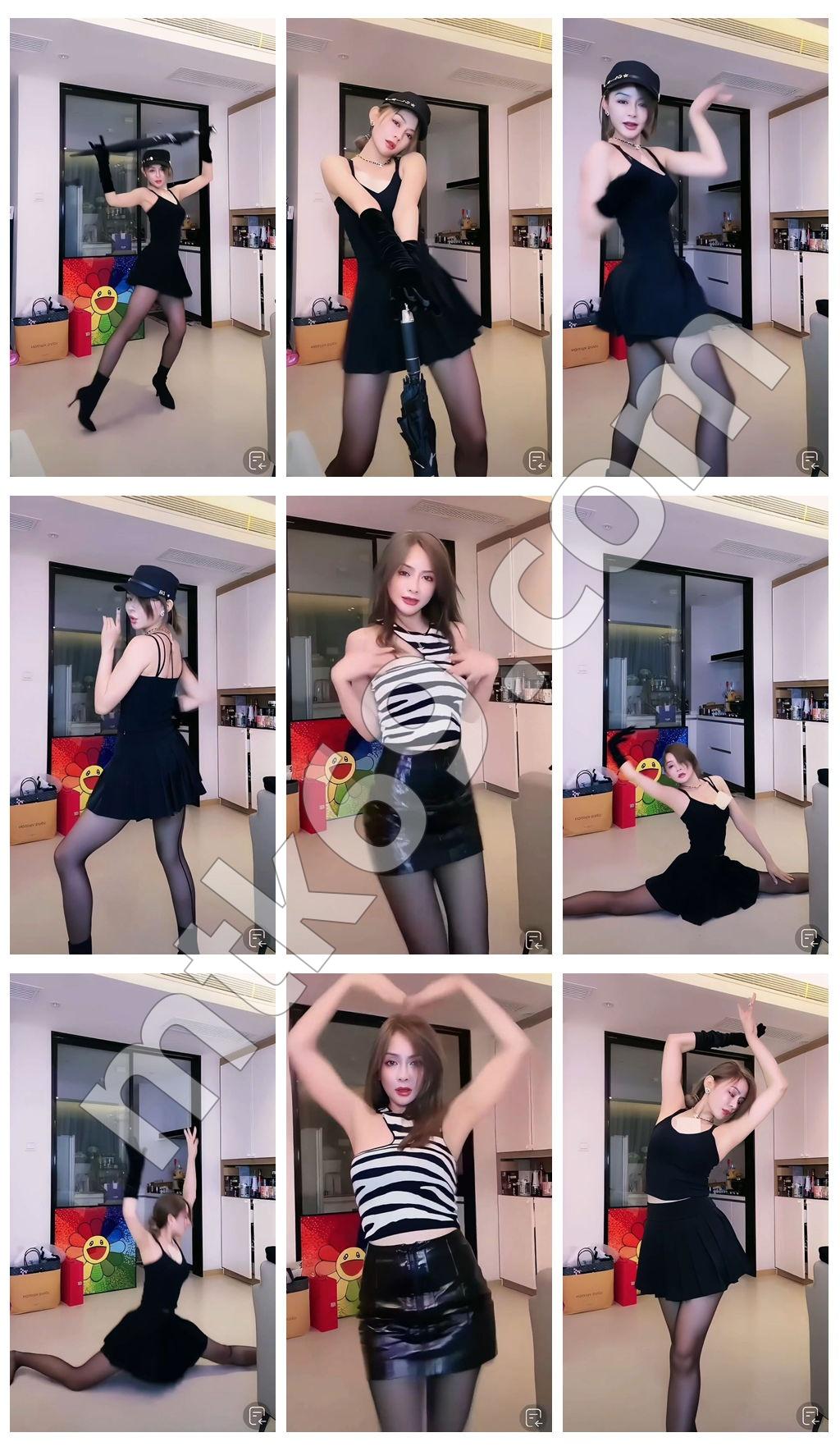 抖音伊瑟拉直播千元点舞号称太古里街拍一姐[4V/462MB]