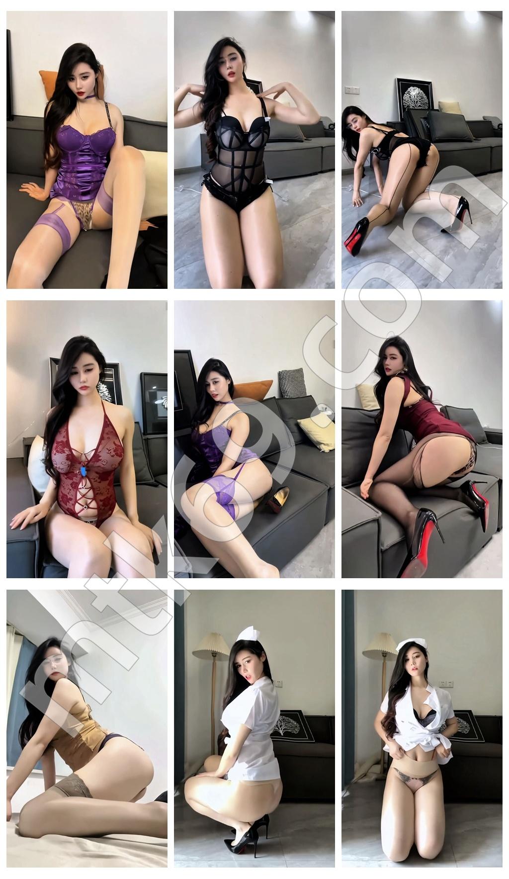 抖音多吃生菜百万粉丝网红福利定制情趣内衣诱人视频[8V/985MB]