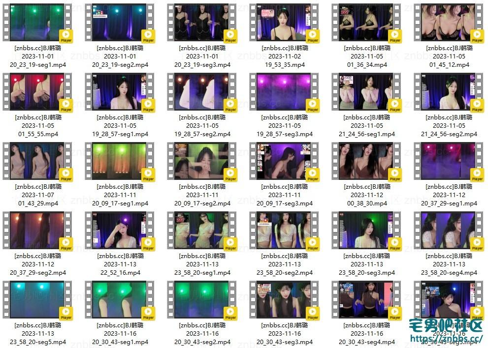 韩国BJ韩璐 2023年10-11月份直播热舞视频合集【160V/32.6G】 韩国BJ韩璐 2023年10-11月份直播热舞视频合集【160V/32.6G】