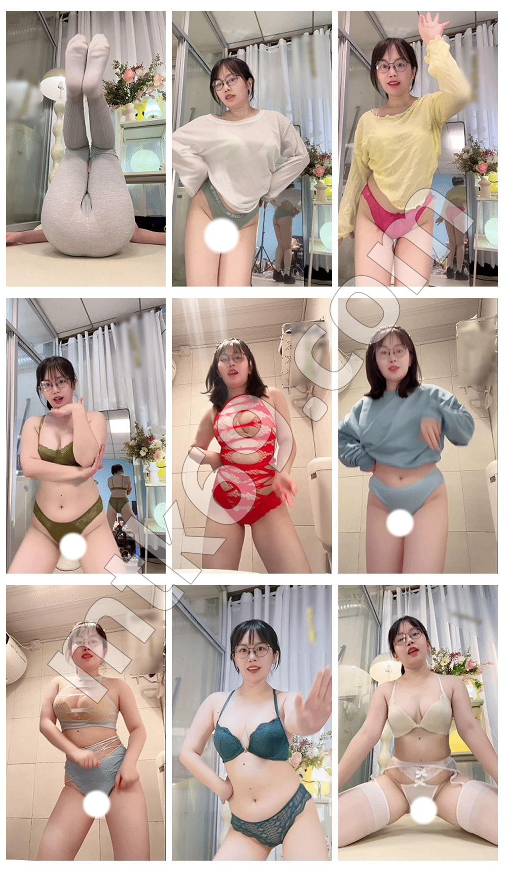 快手小叶 微胖主播私拍内衣热舞视频动感顶B [65V/4.8GB]