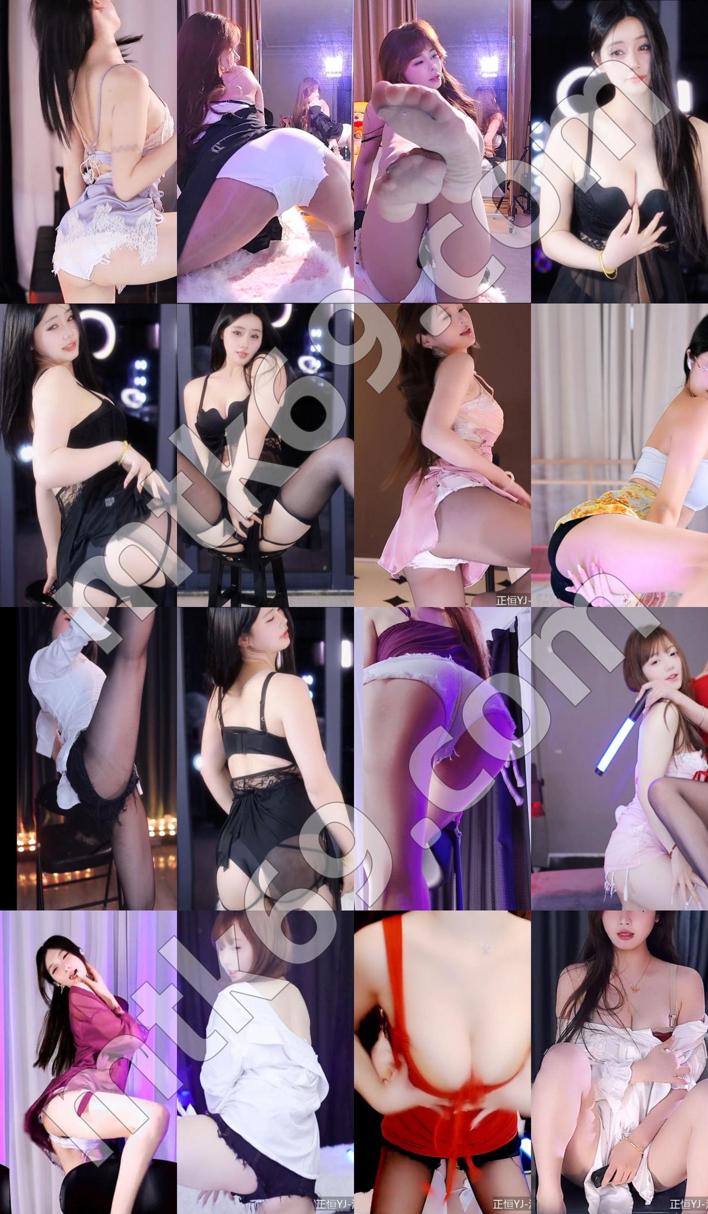 虎牙百变主题日 睡衣派对比赛 直播擦边整活热舞精选[19V/1.48GB]