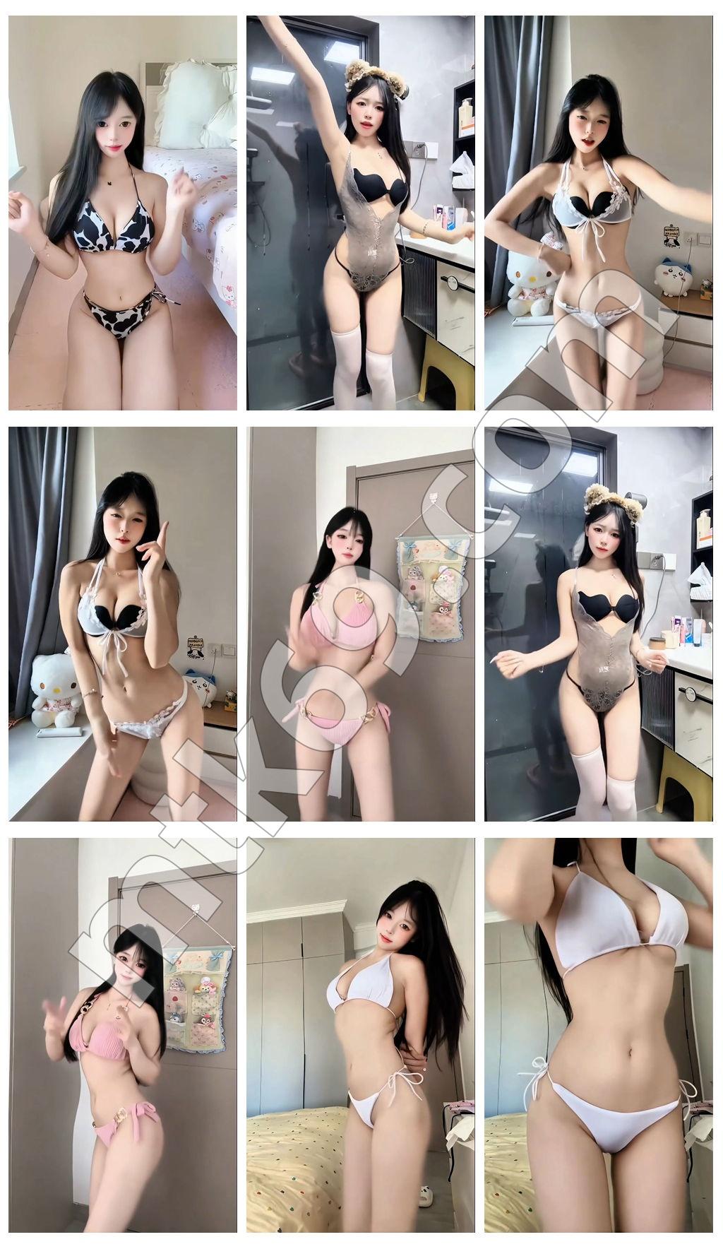 抖音小小叮当定制大c度福.利自拍热舞视频 148万粉网红萌妹子 [6V/244MB]