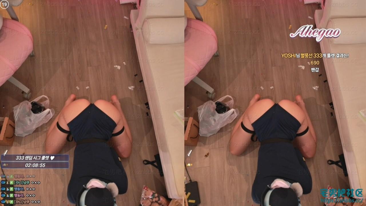 韩国BJ麋鹿(golaniyule0)真空直播热舞敞衣展现传说中的“八字.奶”[14v/2.1G]