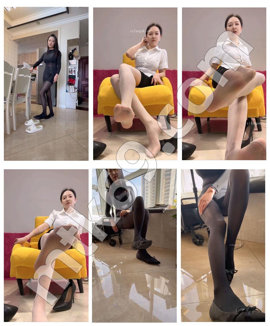 抖音芩鹭御姐轻熟女丝足高跟足底骚话淫语视频[4V/778MB]