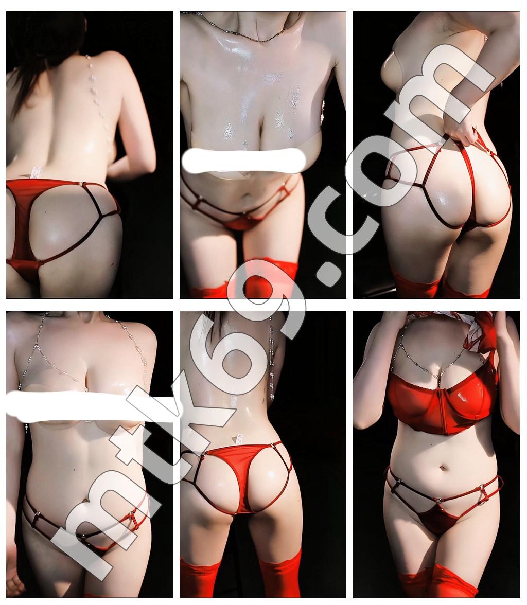 斗鱼黎一 高级群定制精油润湿巨.乳.情.趣热舞视频超近距离特写 [1V/115MB]