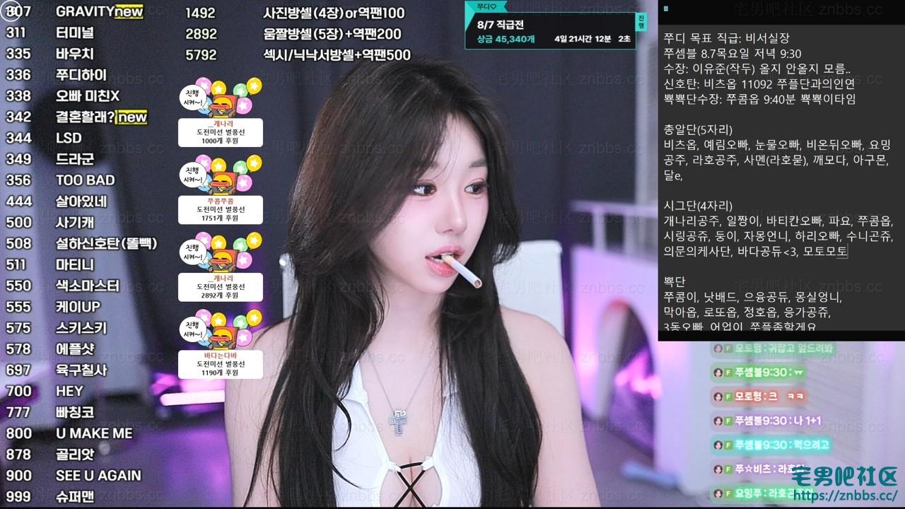 韩国BJ朱迪(쭈디)热舞 2025年8-9月份直播视频合集【88V/17.5G】