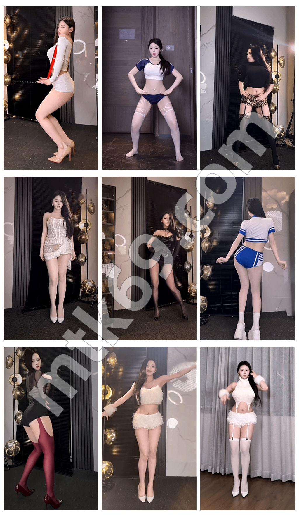 B站李喻言定制 韩舞宅舞内衣热舞福利[16V/874MB]