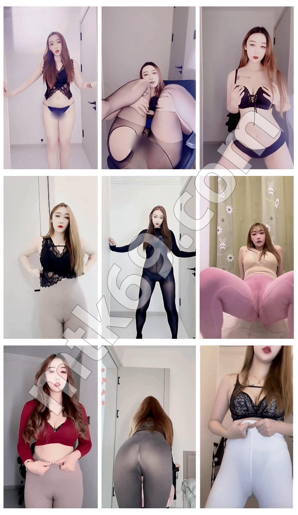 快手财迷马定制瑜伽裤骆驼趾顶B电臀舞蹈展示[66V/1.78GB]