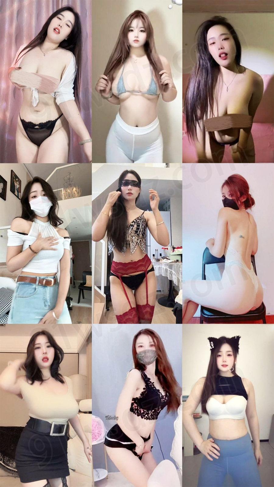 快手乔咩咩/小甜柚/小奶球/小绵羊/铃铛/洁宝宝 6合1定制热舞视频合集19V/1.5G