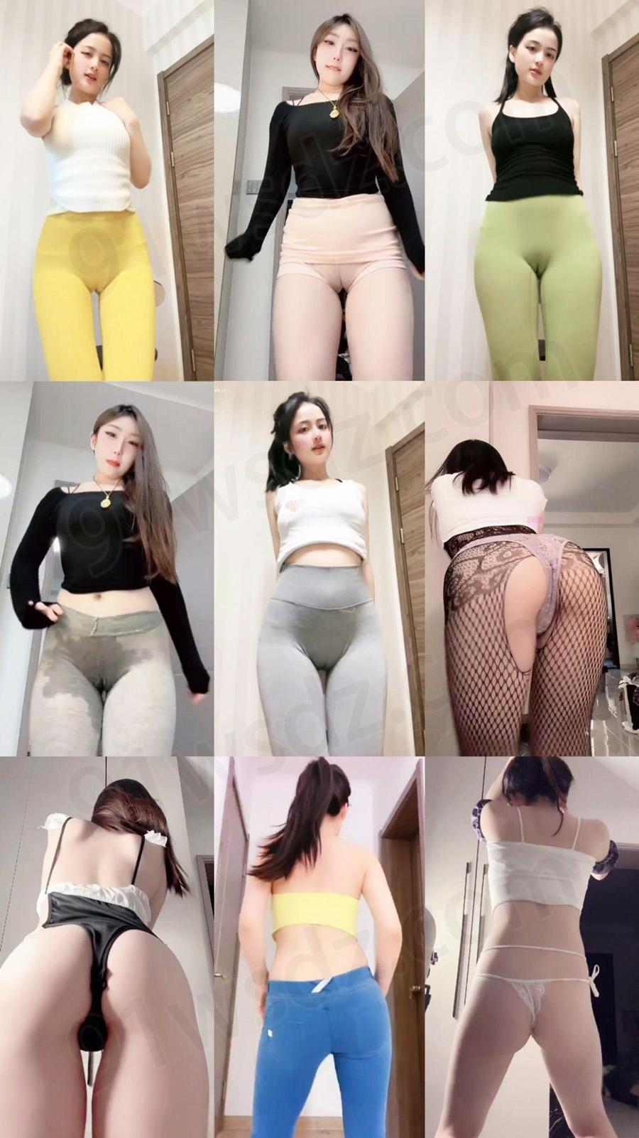 快手乃心(20岁姨姨)/苹果儿瑜伽裤定制烧气热舞形状可见20V/0.5G