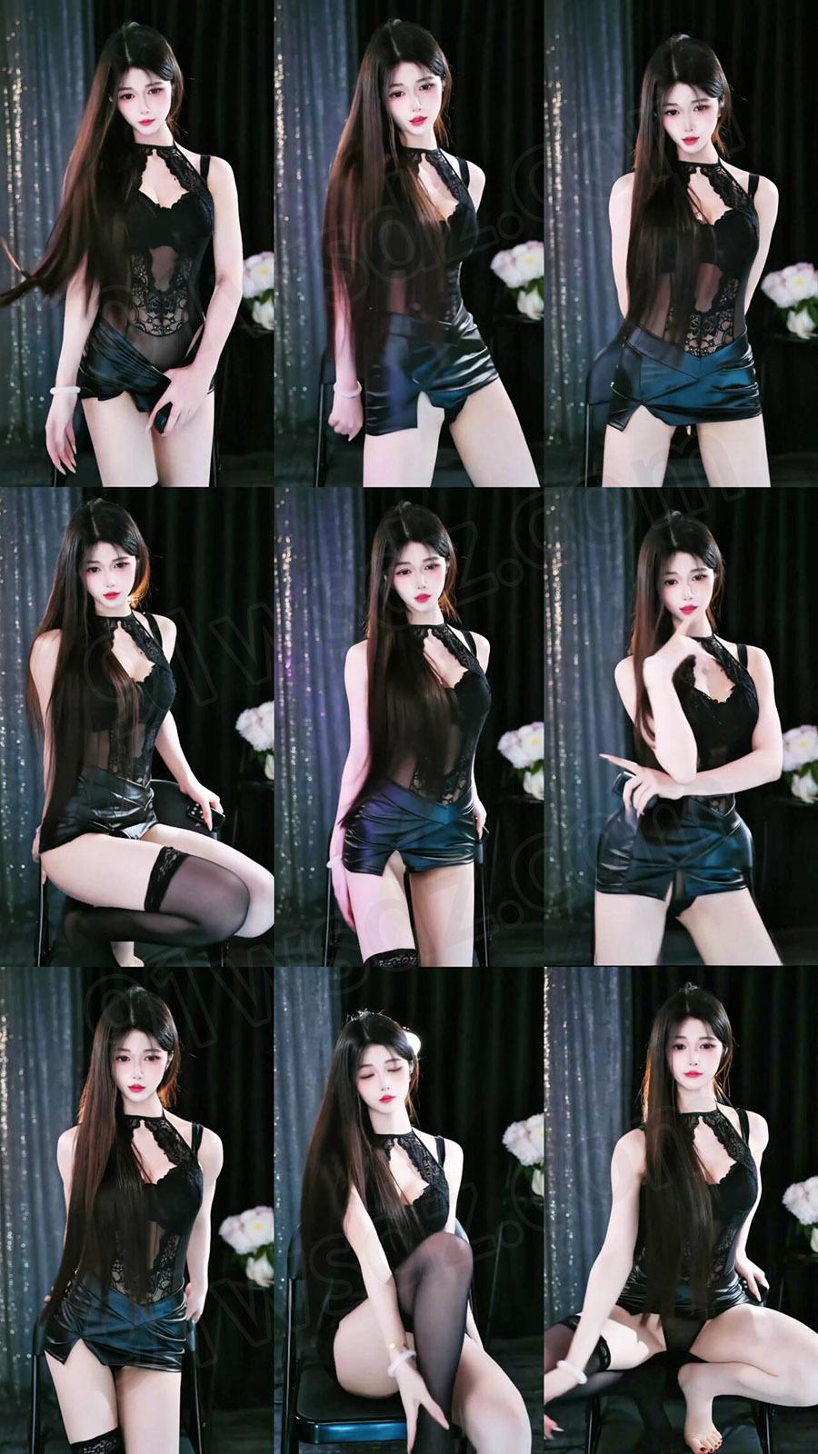 来秀小美yo 直播整活微透漏内黑裙热舞视频1V/0.3G