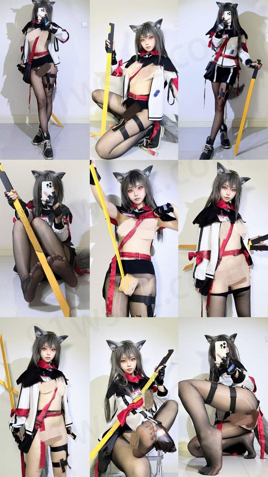 推特希尔薇6月切利尼娜·德克萨斯cosplay顶跨烧气热舞 5V+20P