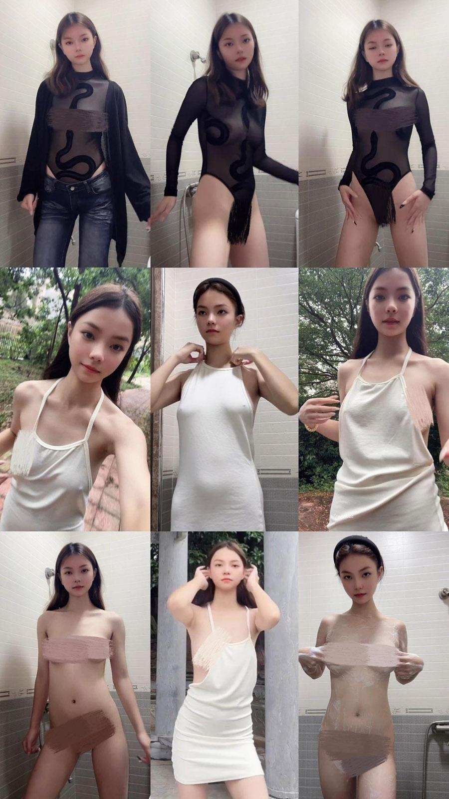 推特安慕曦/西西团队小师妹26年8月VIP户外长时热舞视频28V/1.5G