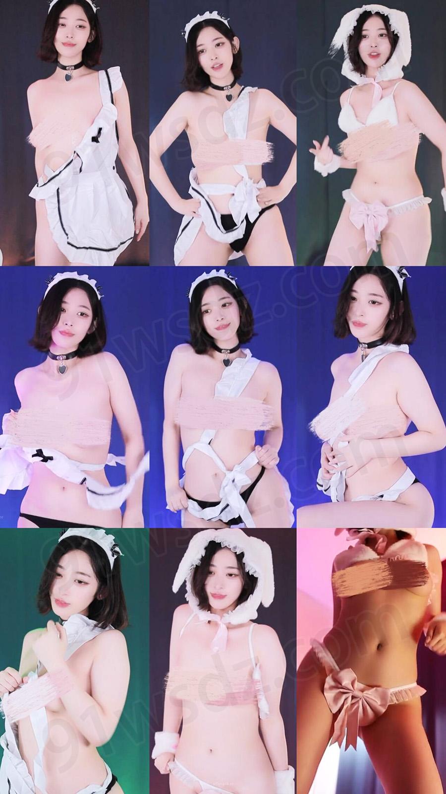 韩国era133直播VIP粉丝房女仆装加持抖乃晃眼热舞26V/3.42G