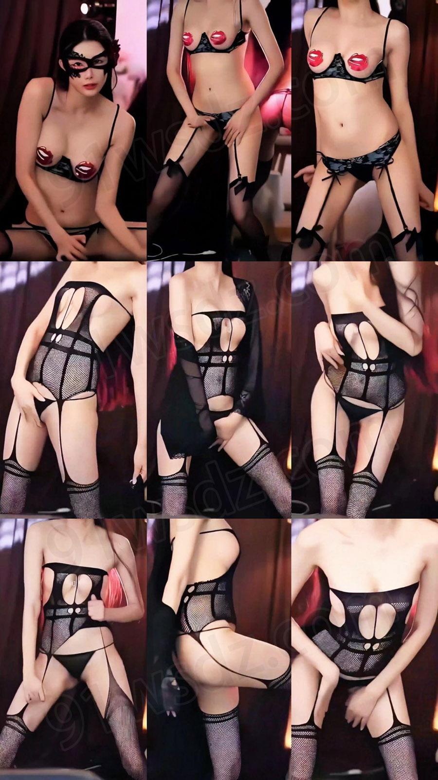 斗鱼白妖妖2026年9月VIP高定红唇乃贴热舞流出2V/1.37G