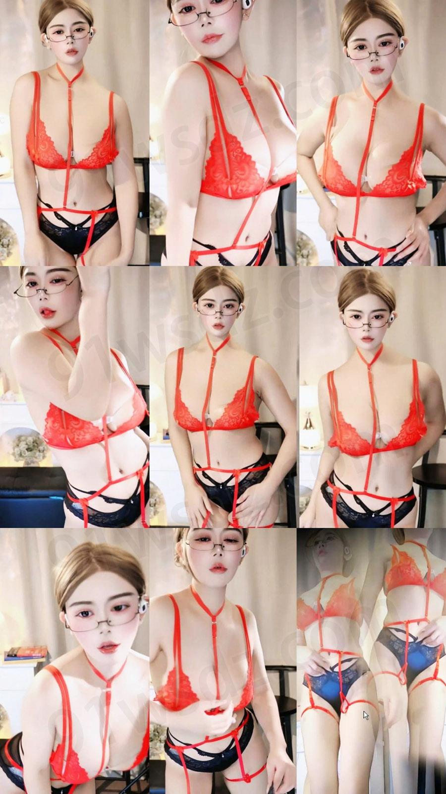 来秀热舞小奶猫定制红内烧气舞蹈视频传出1V